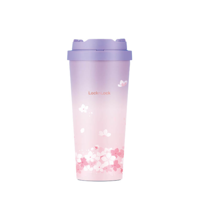 Bình Giữ Nhiệt LocknLock Energetic Tumbler Peach Blossom 550ml - 2 màu (Hồng, Tím) image number null
